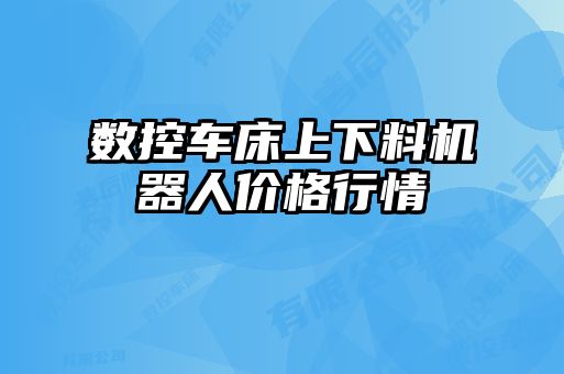 數(shù)控車床上下料機器人價格行情