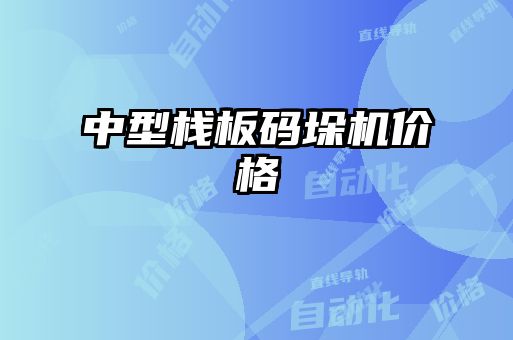 中型棧板碼垛機(jī)價格
