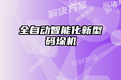 全自動智能化新型碼垛機(jī)