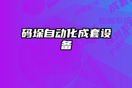 碼垛自動(dòng)化成套設(shè)備