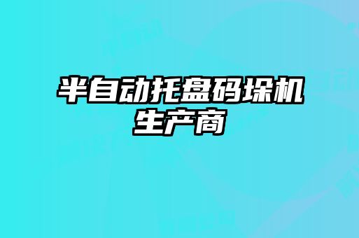 半自動托盤碼垛機(jī)生產(chǎn)商