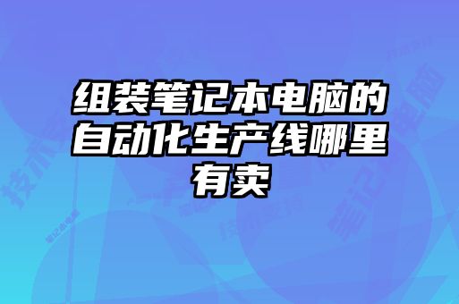 組裝筆記本電腦的自動(dòng)化生產(chǎn)線(xiàn)哪里有賣(mài)