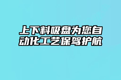 上下料吸盤(pán)為您自動(dòng)化工藝保駕護(hù)航